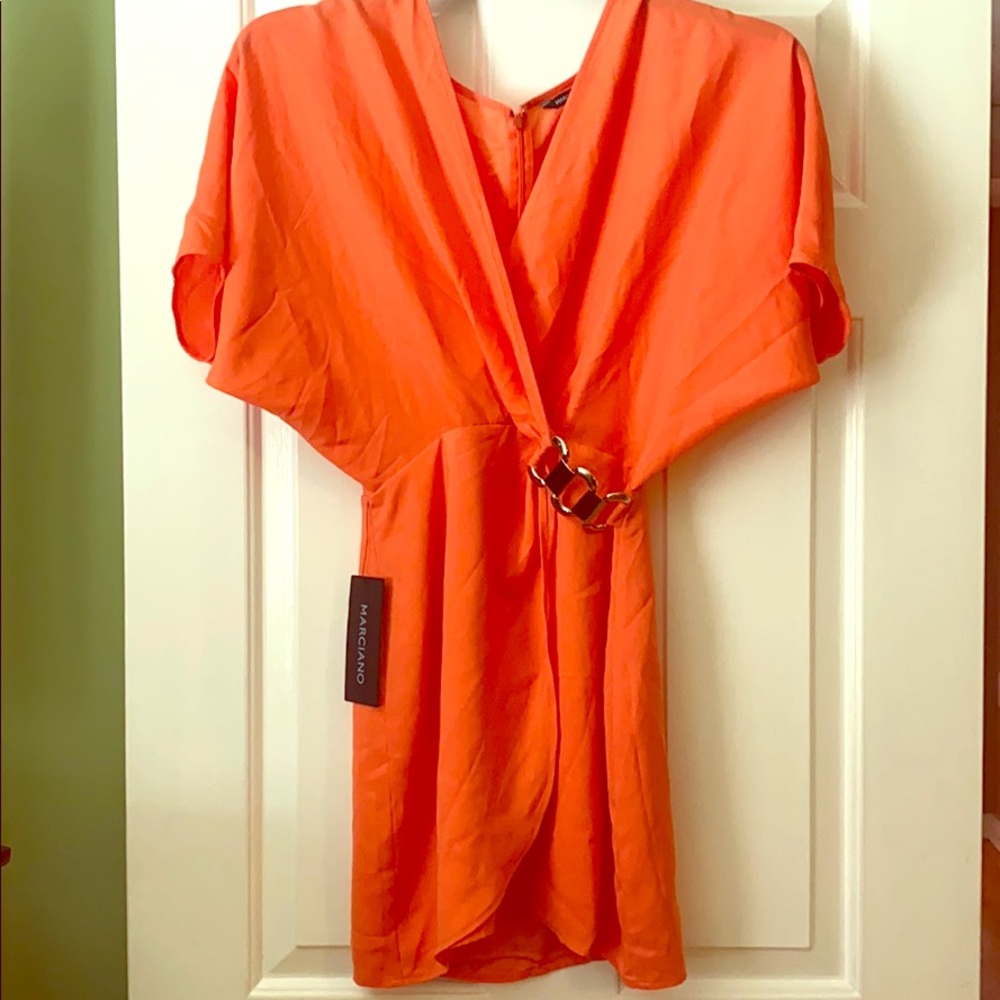 NWT orange Marciano dress